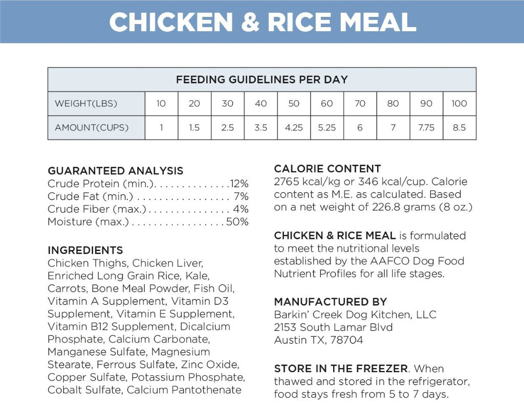 Chicken & Rice Meal